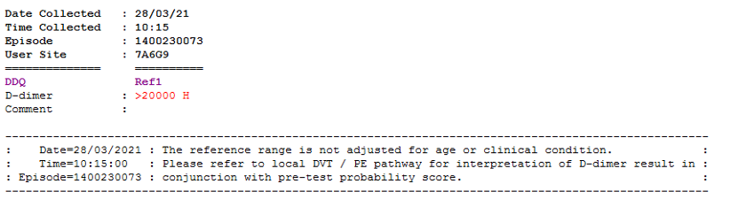 7.1i - D dimer Case Study 2